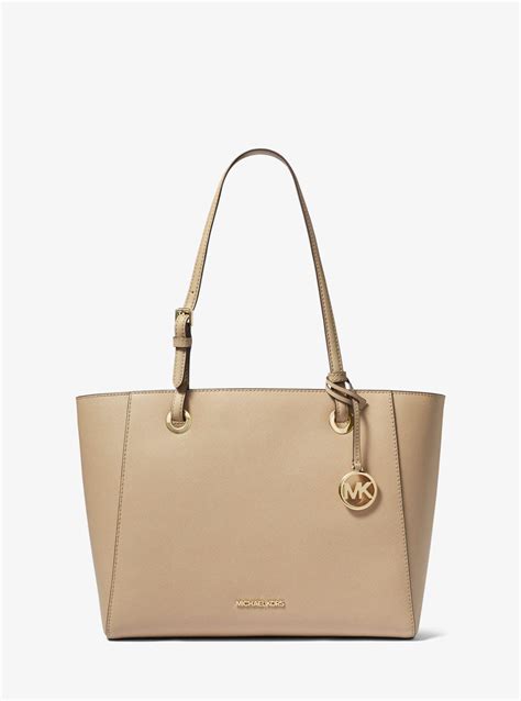 michael michael kors brooklyn medium leather tote|Michael Kors saffiano leather tote.